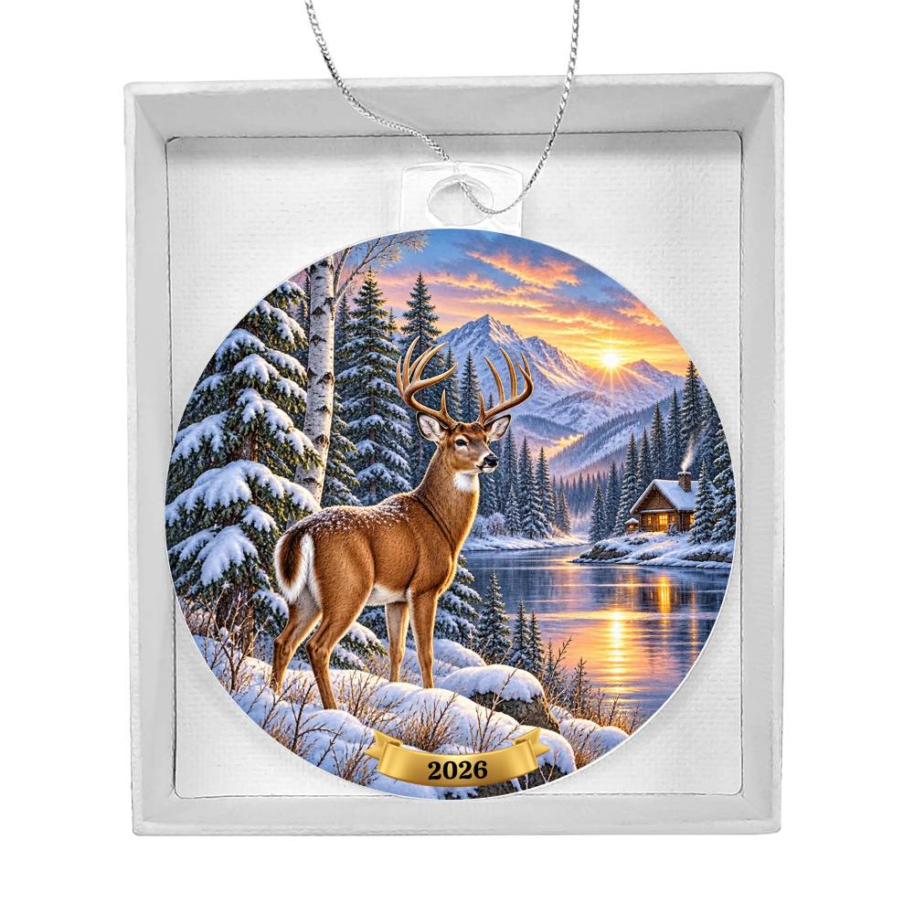 Deer Christmas Ornament