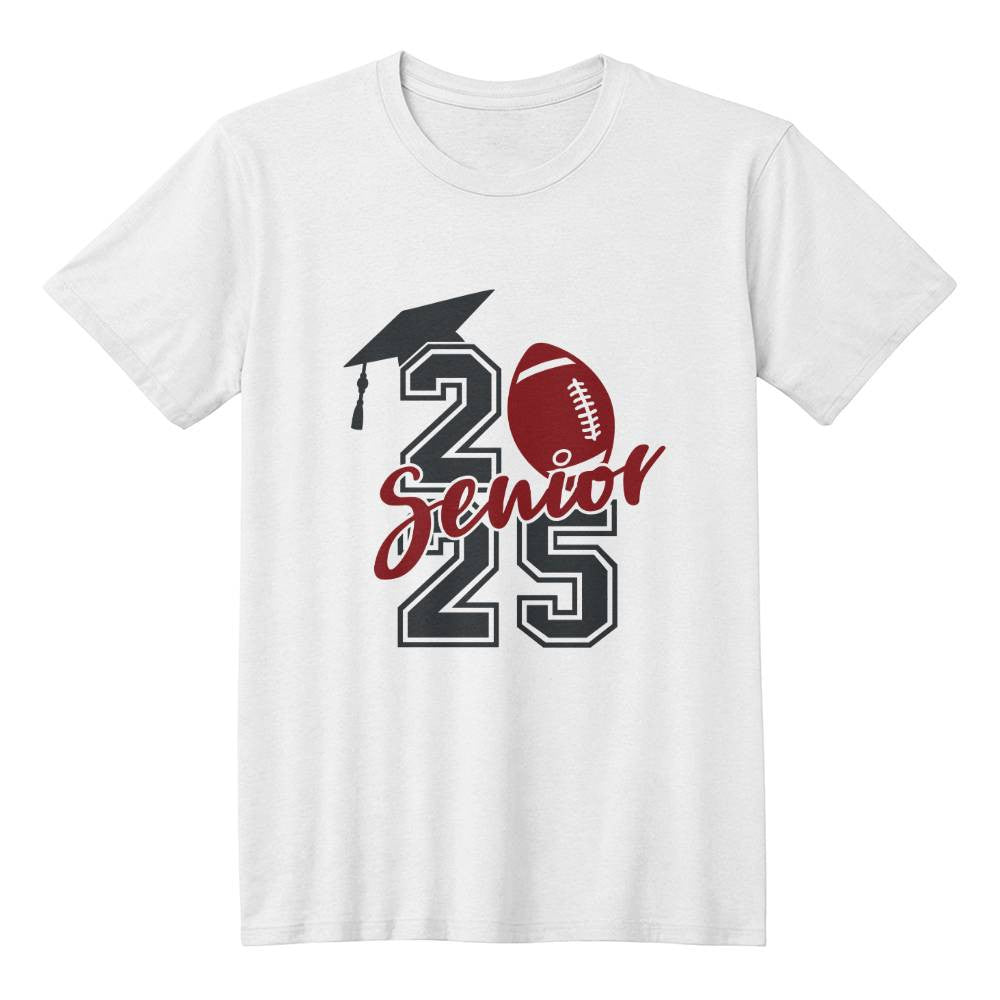 2025 Senior Football T-Shirt-[Heartfelt Family Gift]