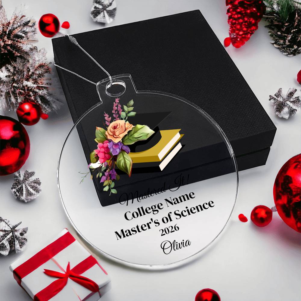 Masters Degree Graduation Ornament