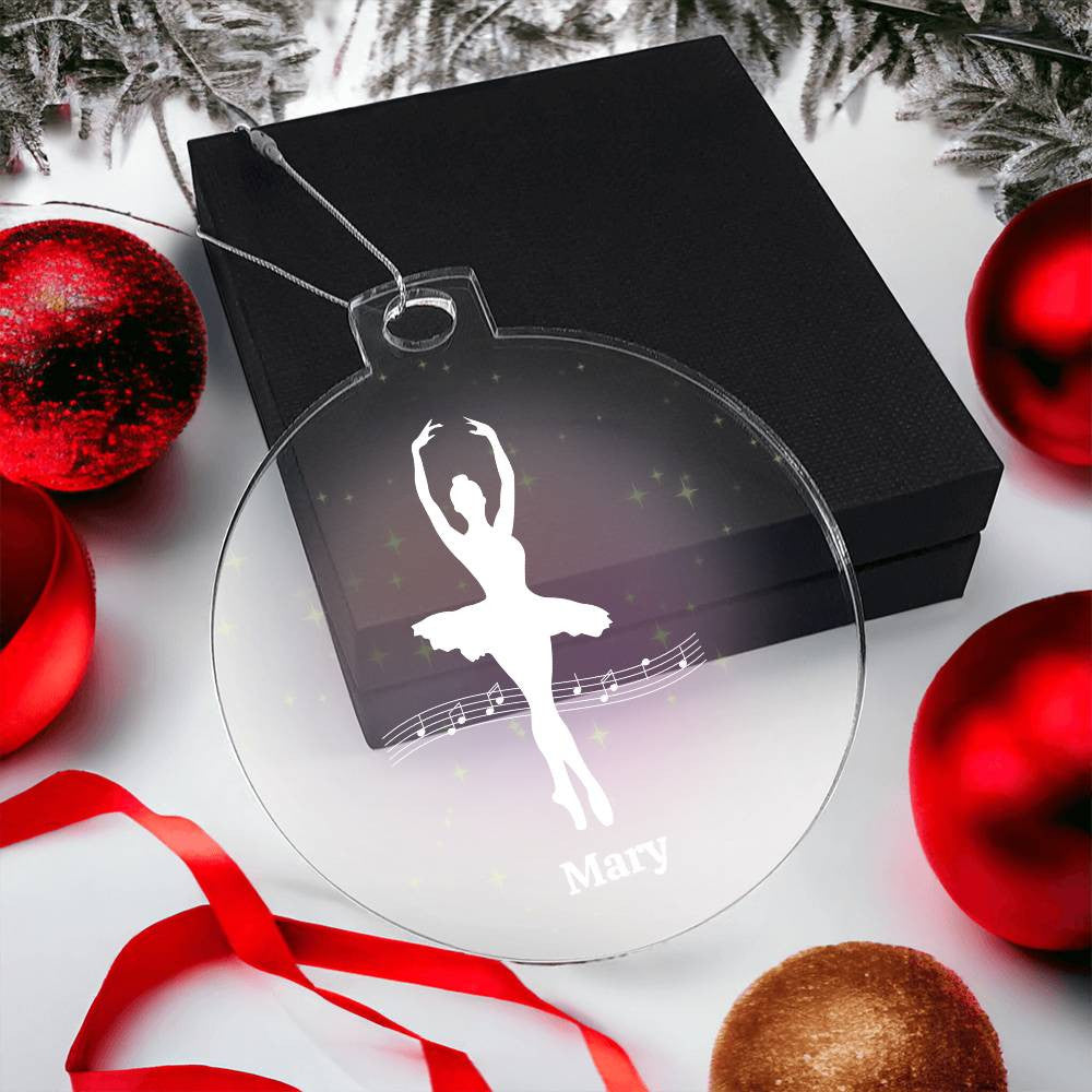 Personalized Ballet Christmas Ornament-[Heartfelt Family Gift]