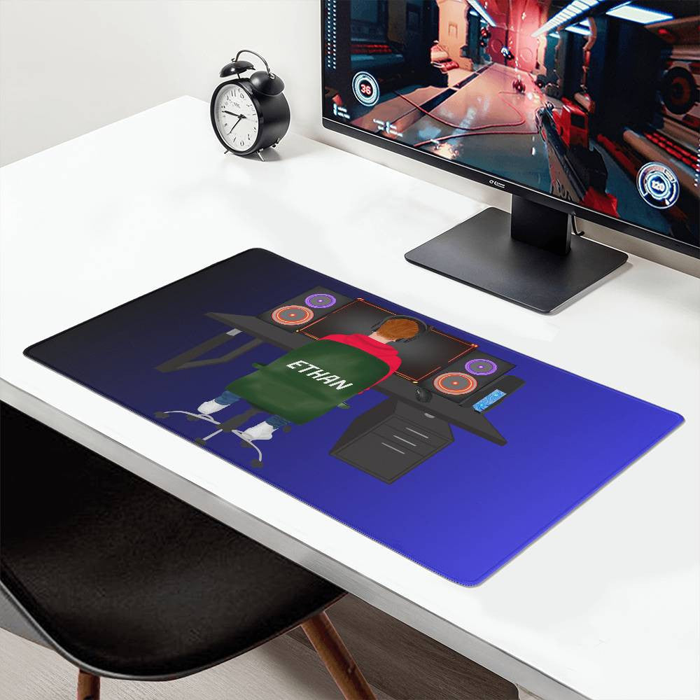 Custom Gamer Boy or Girl Gaming Mat-[Heartfelt Family Gift]