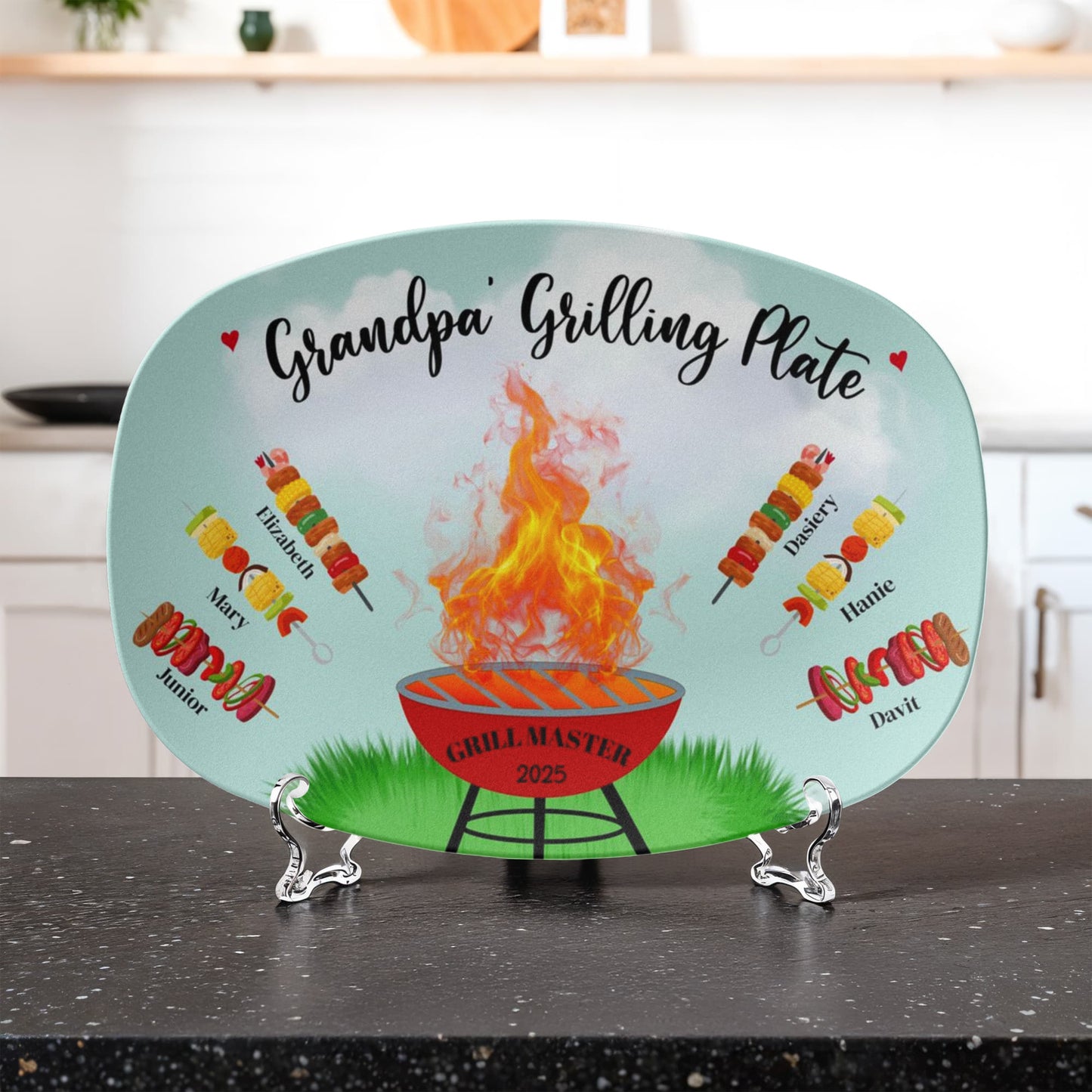 Grandpa's Grilling Platter 10”x14” Platter