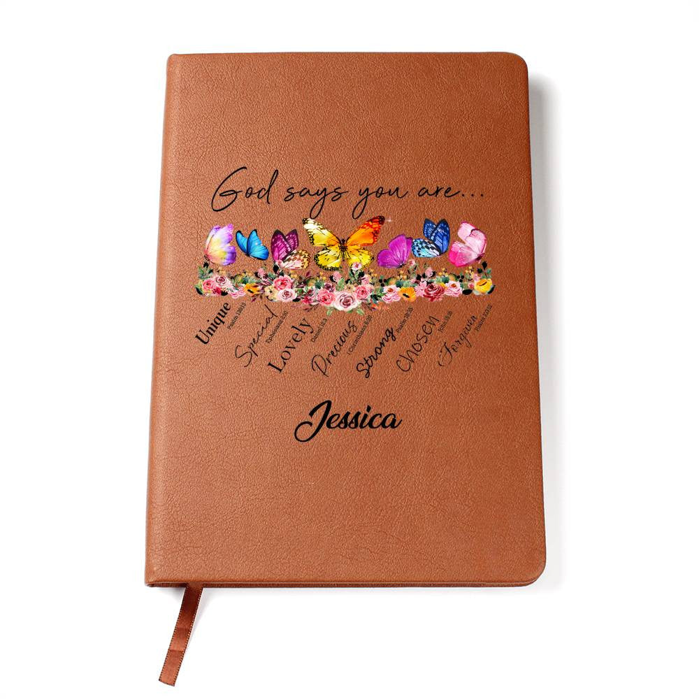 Butterfly God Says You Are Journal-[Heartfelt Family Gift]
