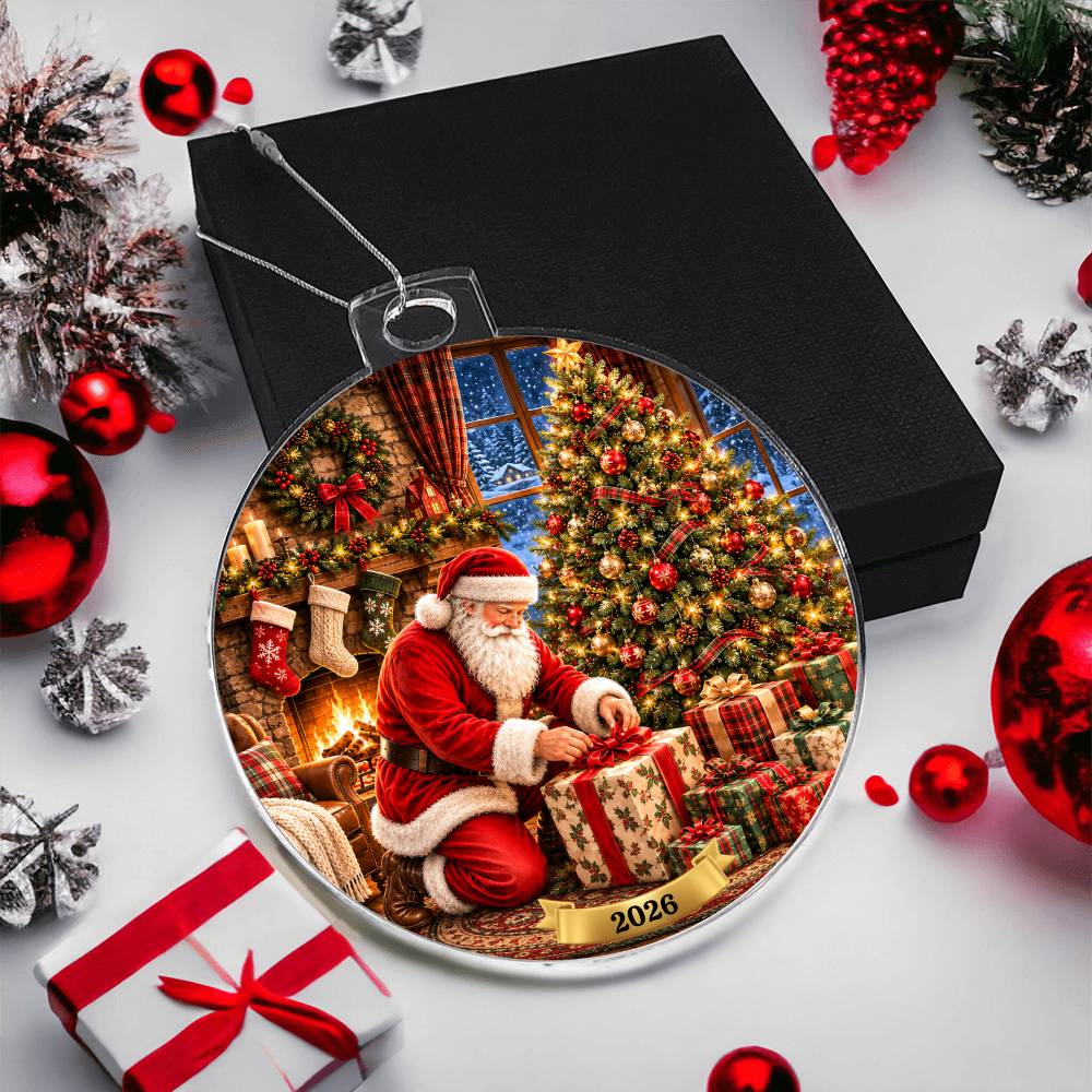 Santa Christmas Ornament