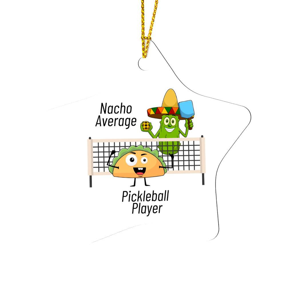 Pickleball  Star Ornament-[Heartfelt Family Gift]