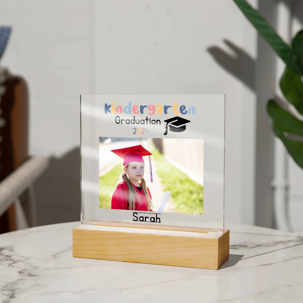 Personalized Kindergarten Graduation Photo Plaque Class of 2036-[Heartfelt Family Gift]