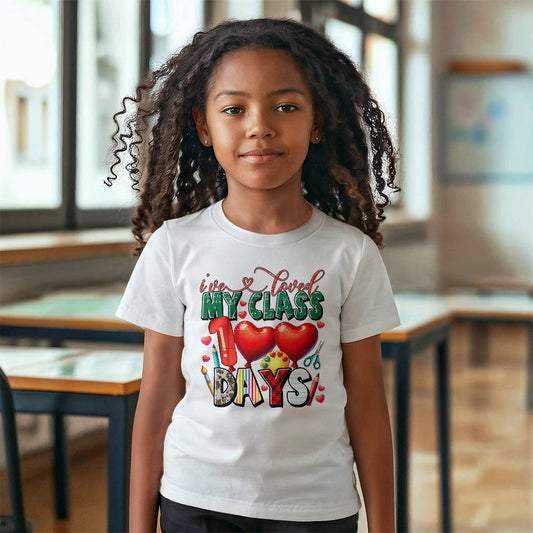 100 Days of School Tshirt-[Heartfelt Family Gift]