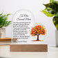 To My Second Mom Acrylic Heart Plaque-[Heartfelt Family Gift]