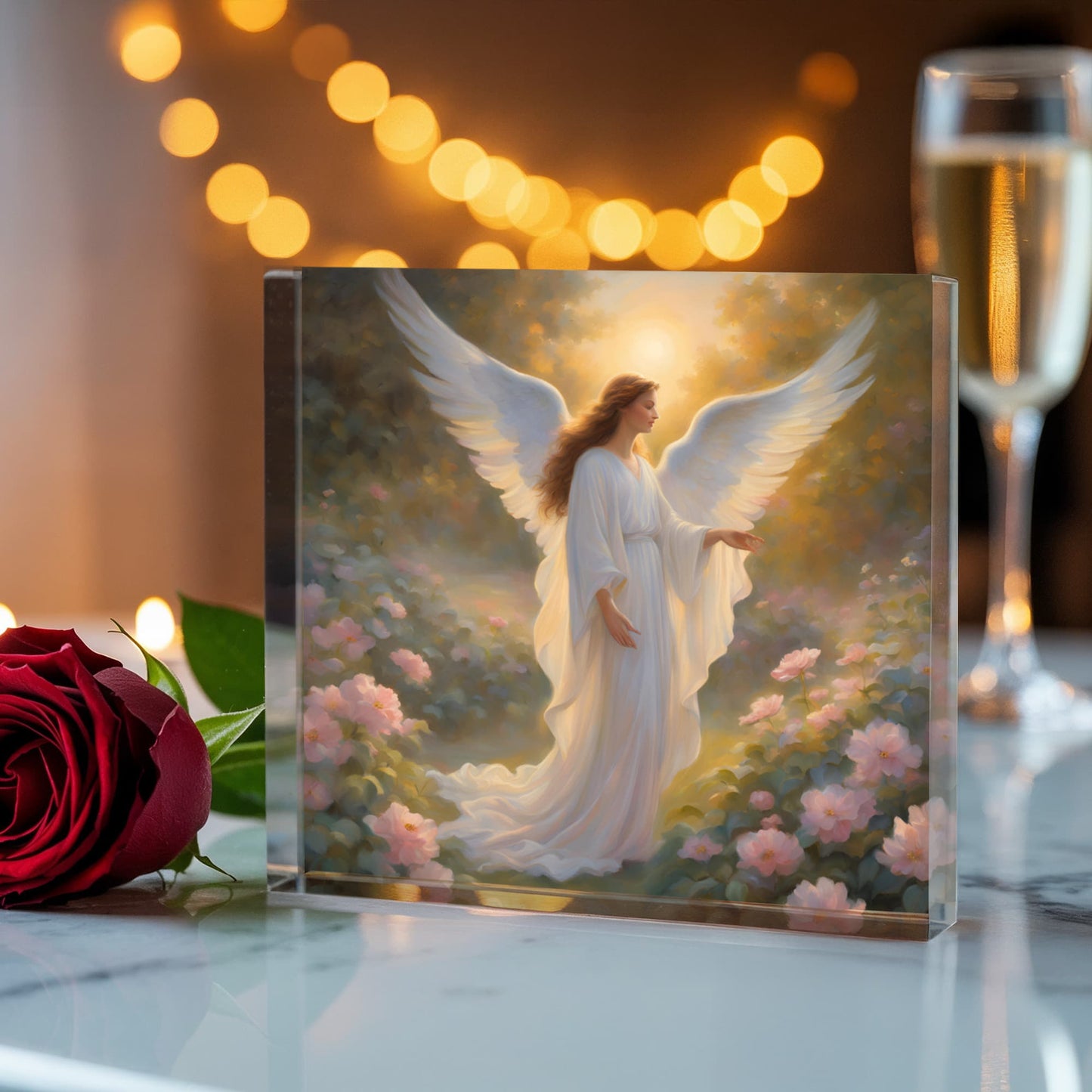 Guardian Angel Religious Decorative Plaque