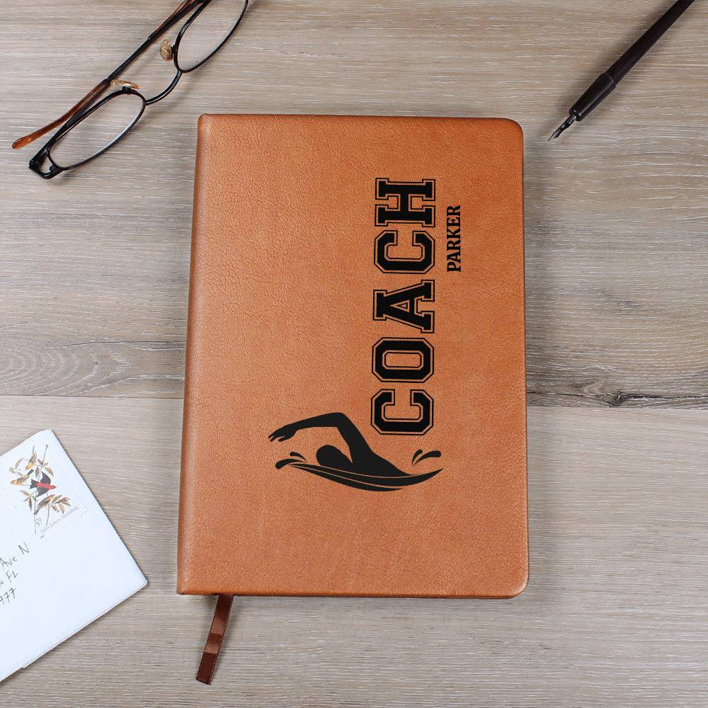 Personalized Swim Coach Journal-[Heartfelt Family Gift]