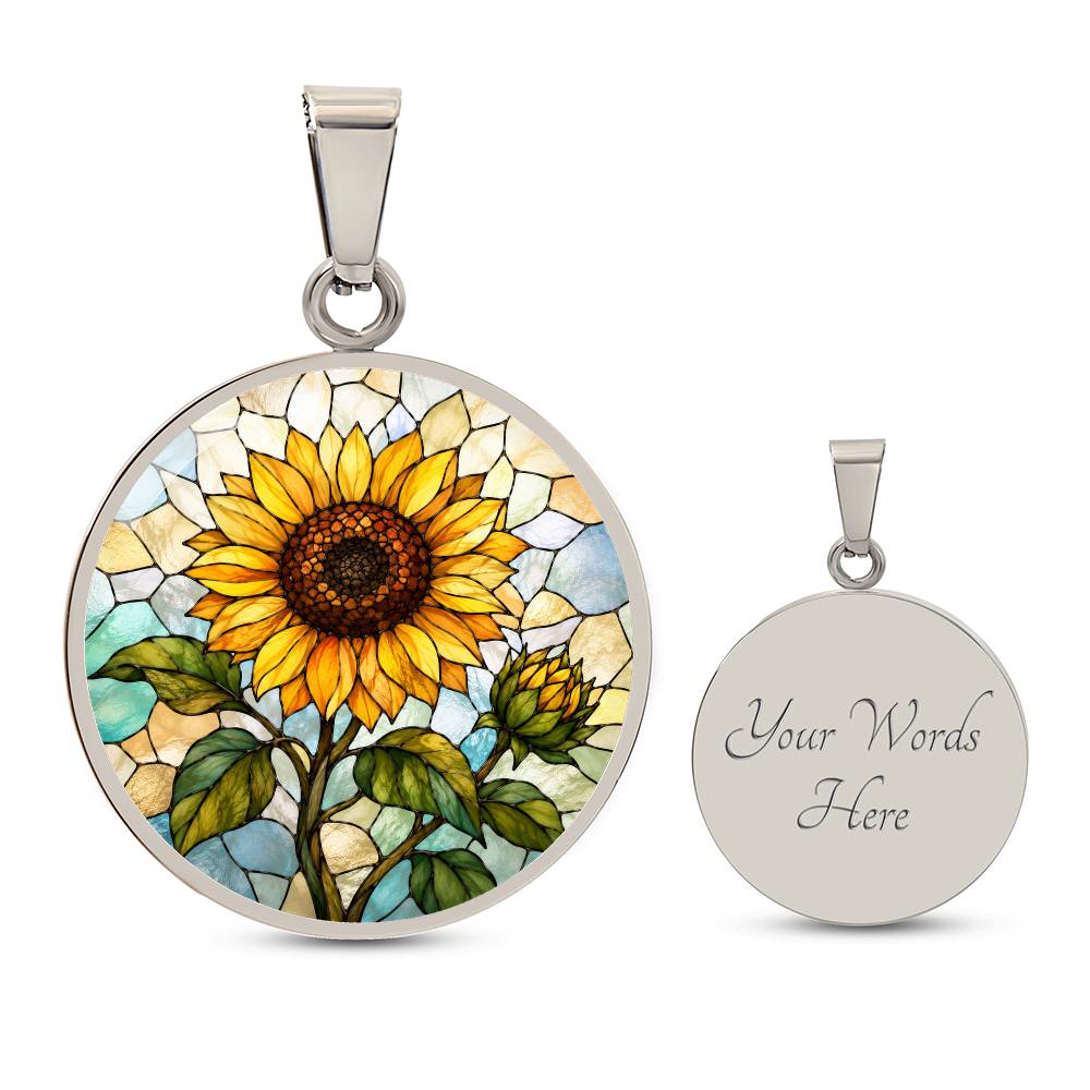Personalized Flower Necklace