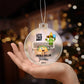 Funny PIckleball Acrylic Christmas Ornament-[Heartfelt Family Gift]