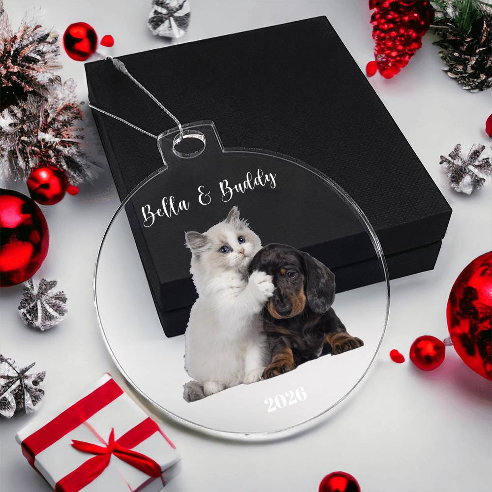 Personalized Pet Photo Charistmas Ornament
