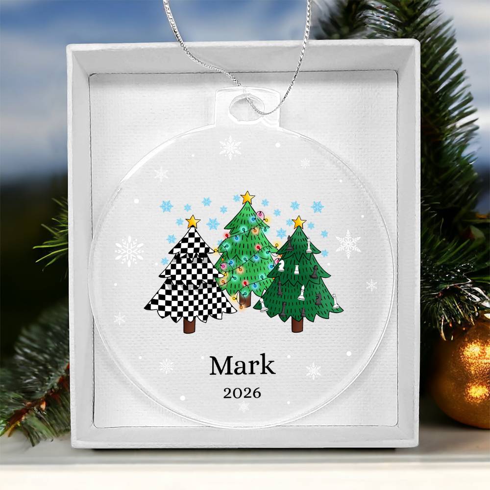 Chess Christmas Tree Ornament