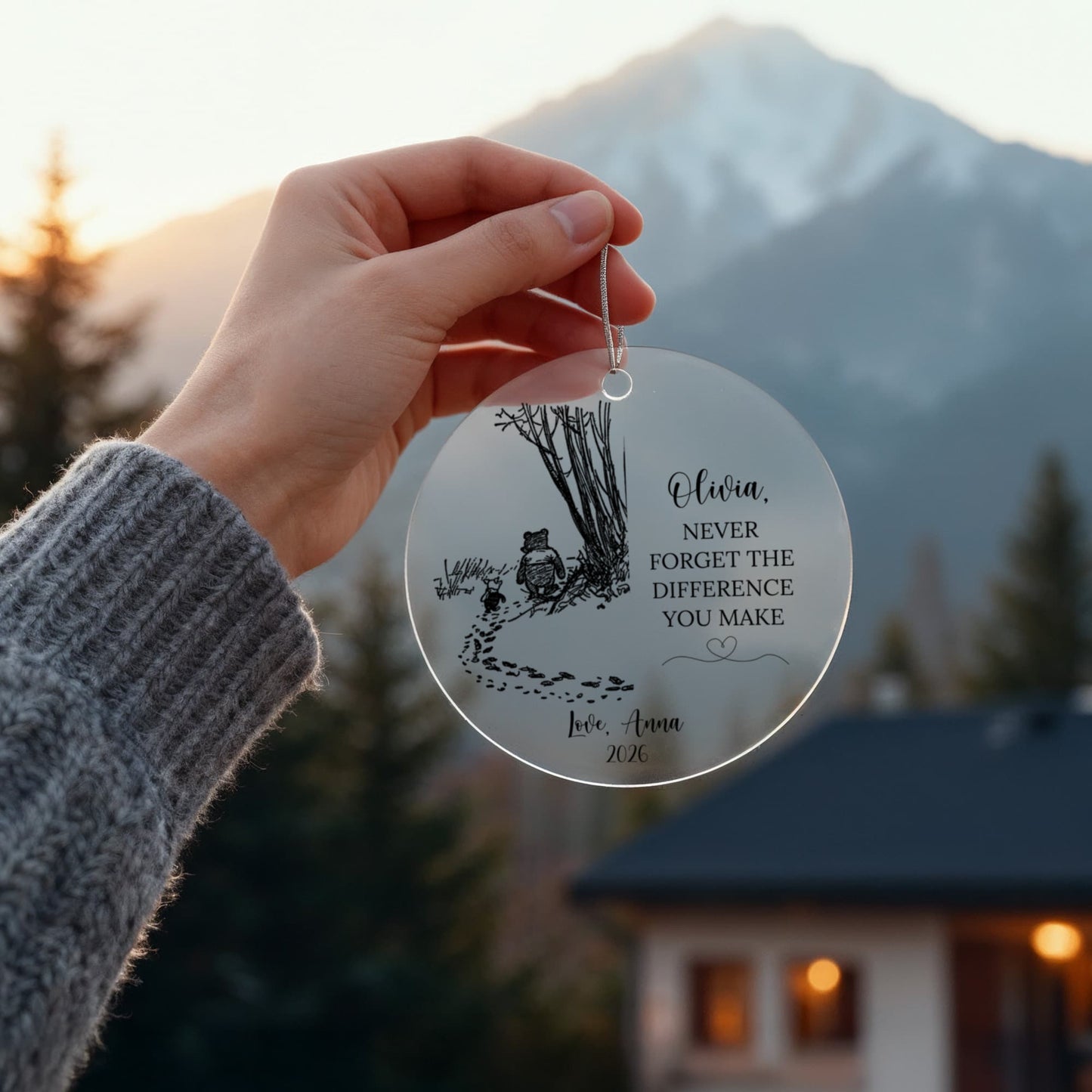 Difference Maker Heart Ornament
