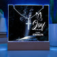 Joy of The Lord Religious Plaque & Cross Gift Set-[Heartfelt Family Gift]