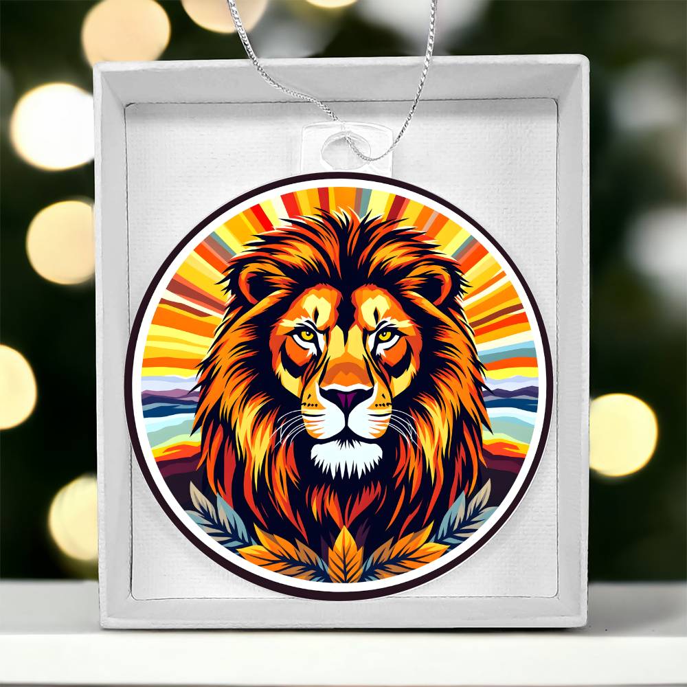 Jungle Safari Animals Christmas Ornament