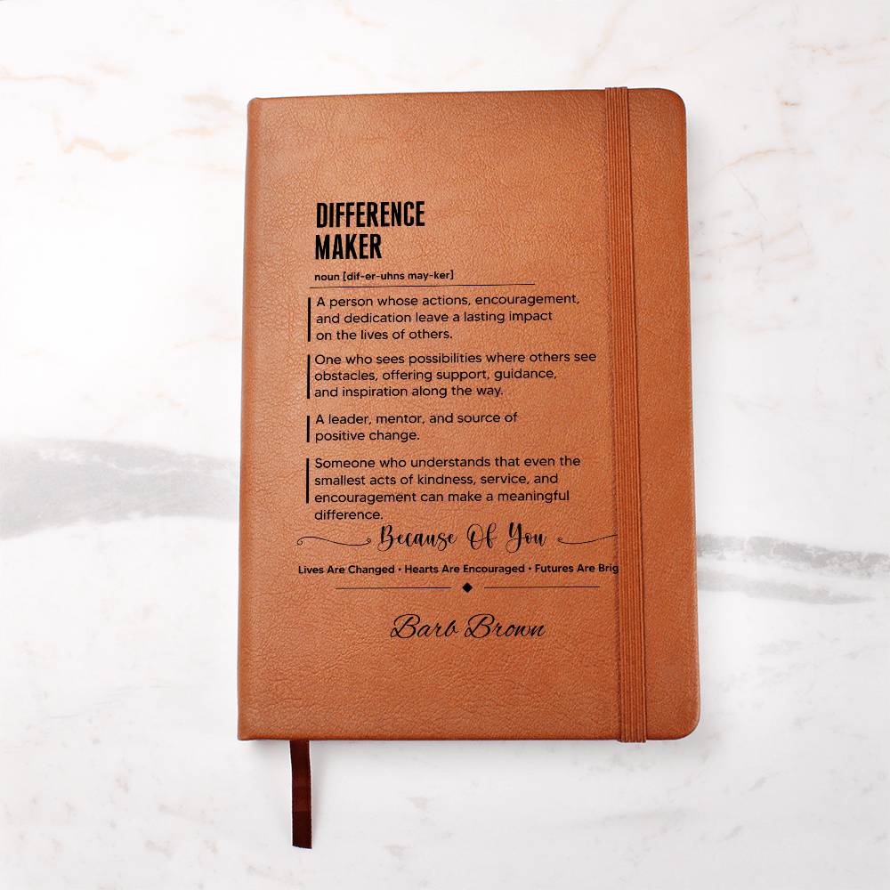 Difference maker Journal
