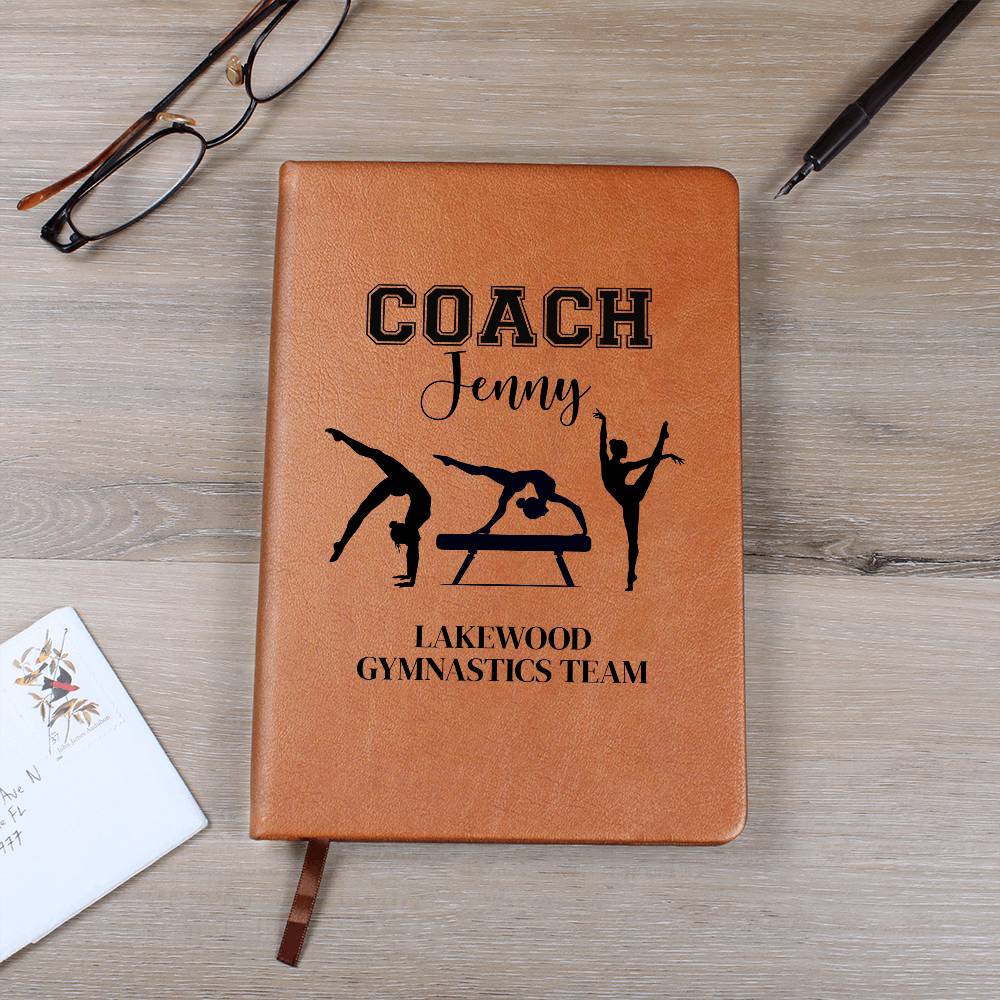 Gymnastics Coach Journal Gift