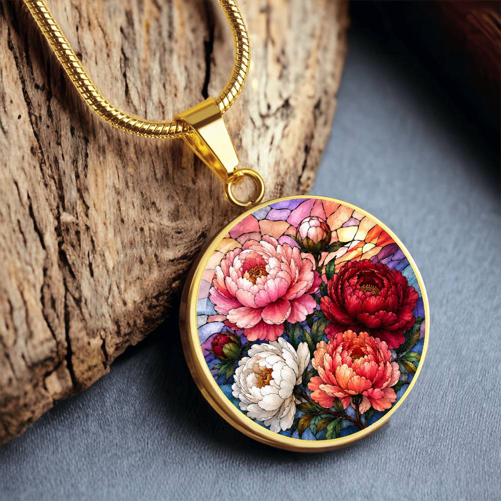 Personalized Flower Necklace