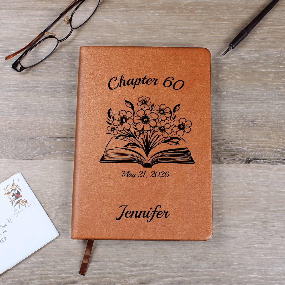 Chapter 60 Vegan Leather Birthday  Journal