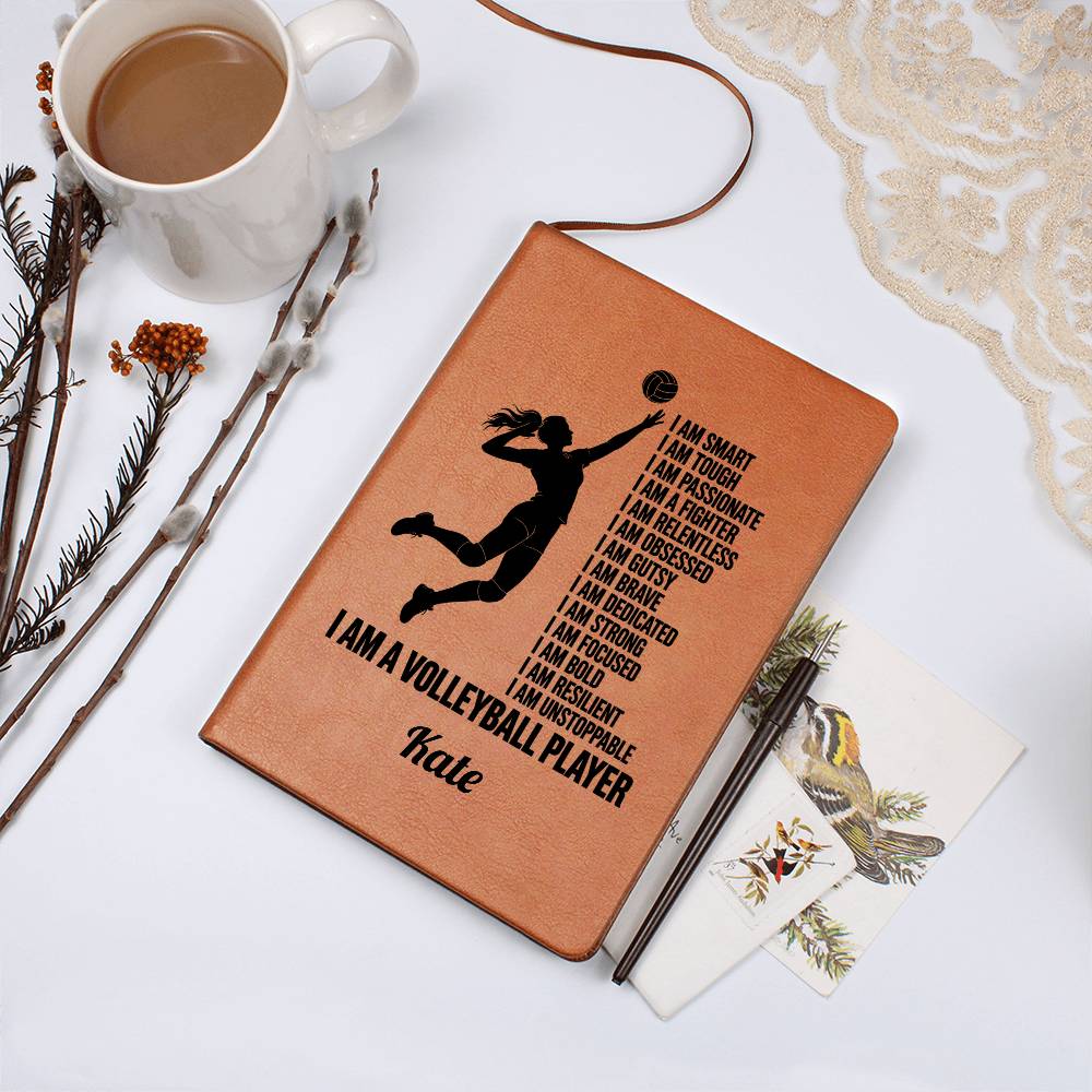 Personalized Volleyball Player Affirmation Journal