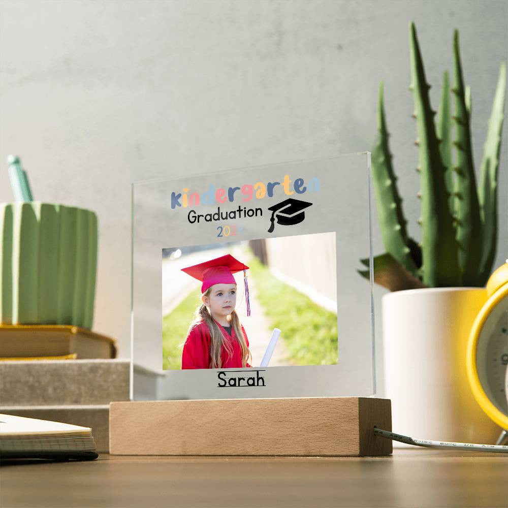 Personalized Kindergarten Graduation Photo Plaque Class of 2036-[Heartfelt Family Gift]