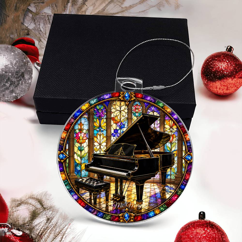 Piano Christmas Ornament Gift