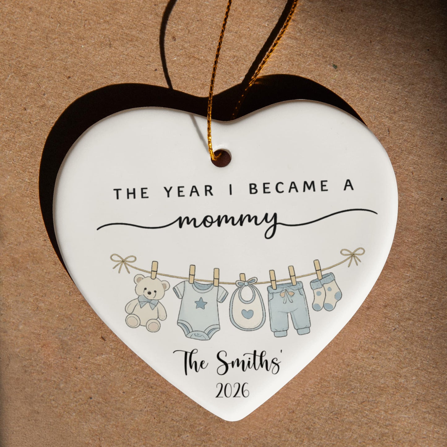1st Christmas As Mom New Parent Ornament