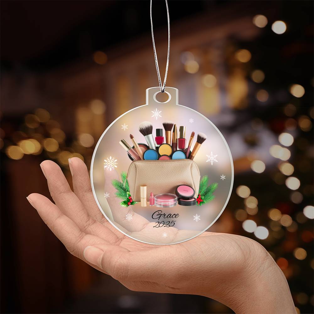 Makeup Christmas Tree Ornament