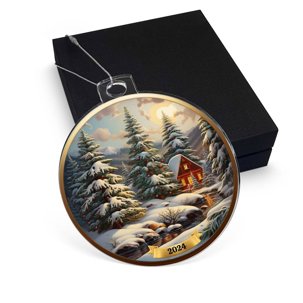 Winter Woodland Christmas Tree Ornament-[Heartfelt Family Gift]