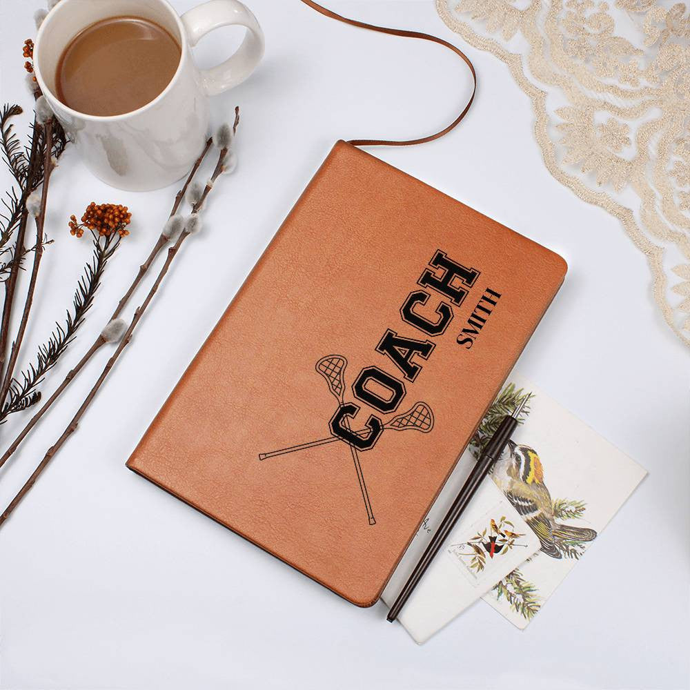 Personalized Lacrosse Coach Journal-[Heartfelt Family Gift]
