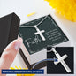 Faith Engraved Stainless Steel Cross-[Heartfelt Family Gift]