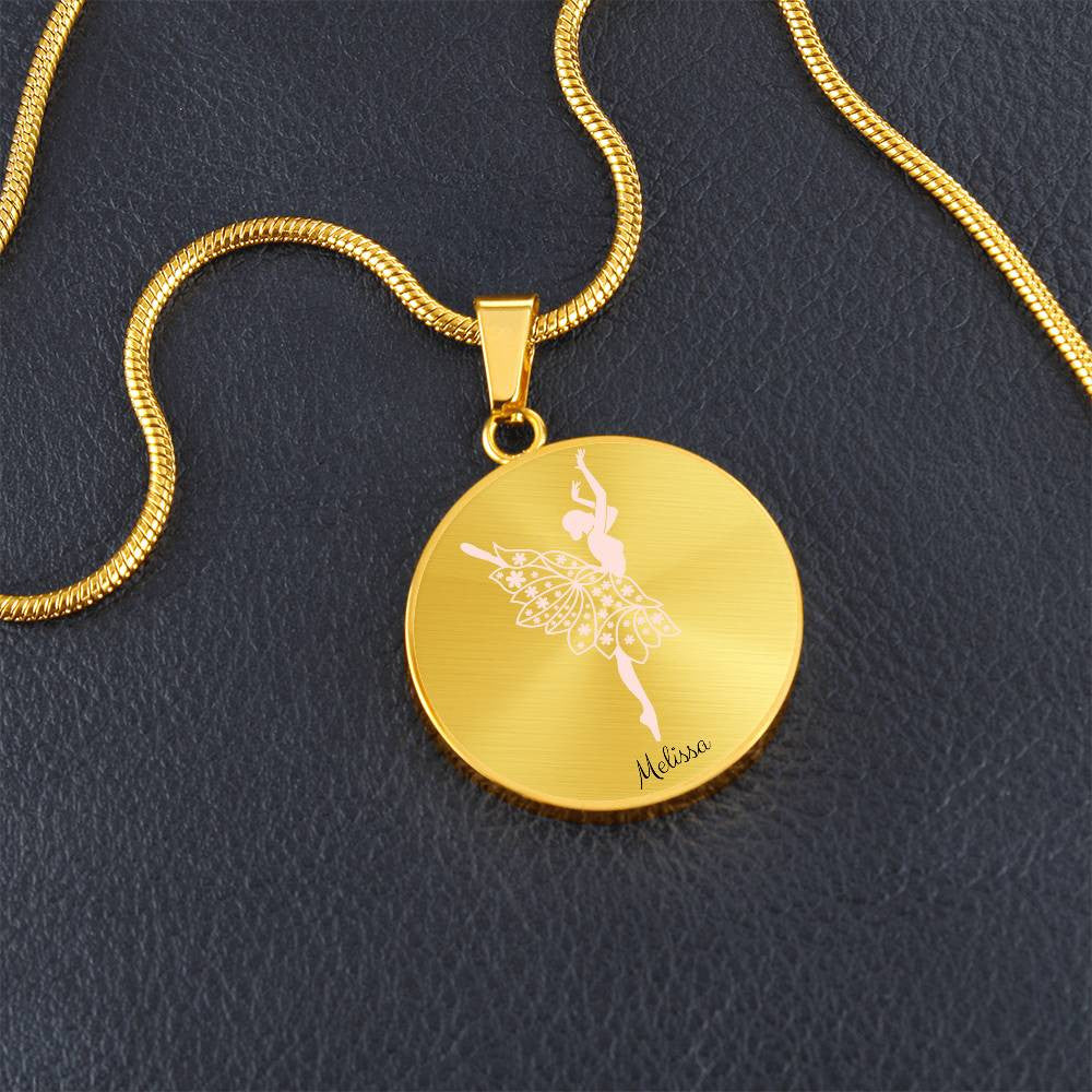 Personalized Ballerina Name Necklace-[Heartfelt Family Gift]