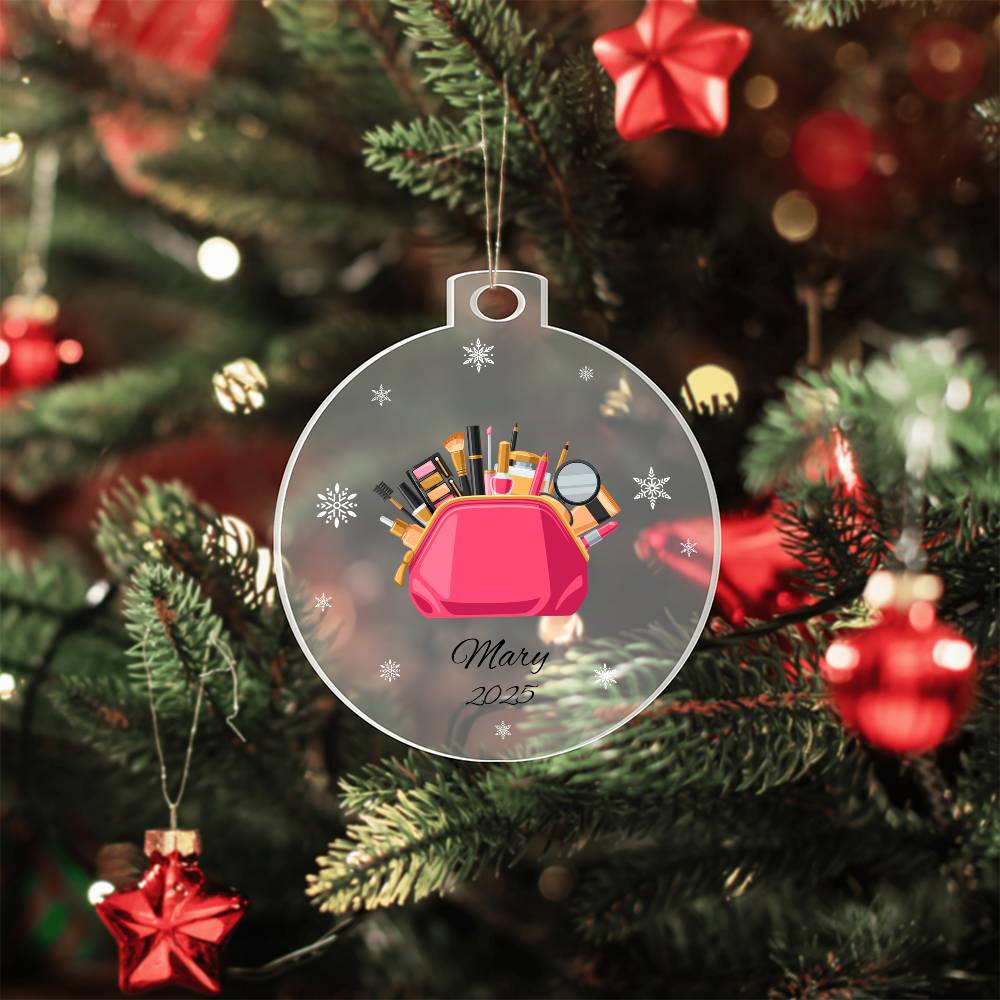 Makeup Christmas Tree Ornament