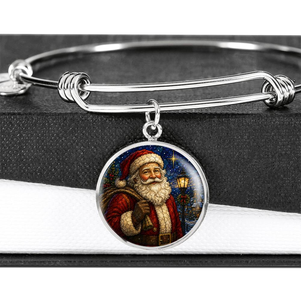 Personalized Santa Engraved Necklace