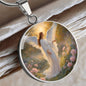 Angel Engraved Necklace-[Heartfelt Family Gift]