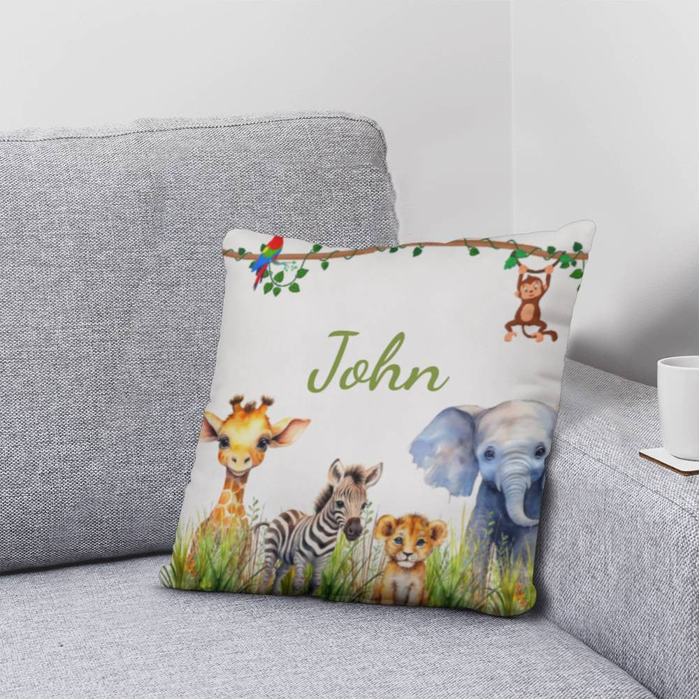Kids Nursery Safari Zoo Animal Pillow-[Heartfelt Family Gift]