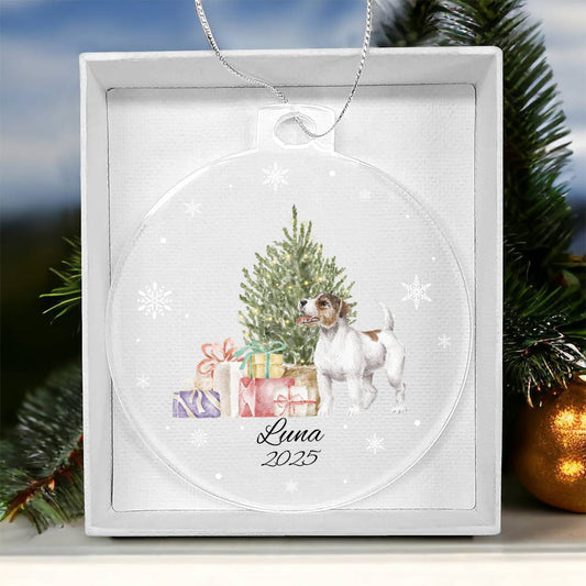 Terrier Dog Christmas Tree Ornament