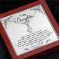 To My Daughter Personalized Necklace Gift from Mom or Dad-[Heartfelt Family Gift]