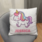 Unicorn Double Sided Pillow with Name-[Heartfelt Family Gift]
