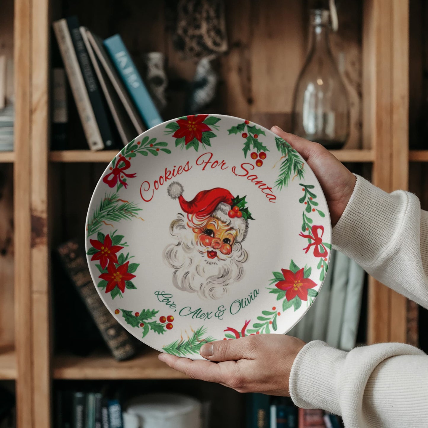 Cookies for Santa Plate