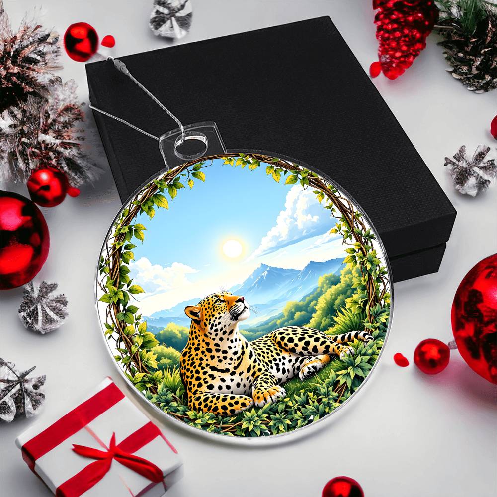 Jungle Safari Animals Christmas Ornament