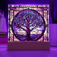 Tree of Life Acrylic Square Plaque-[Heartfelt Family Gift]