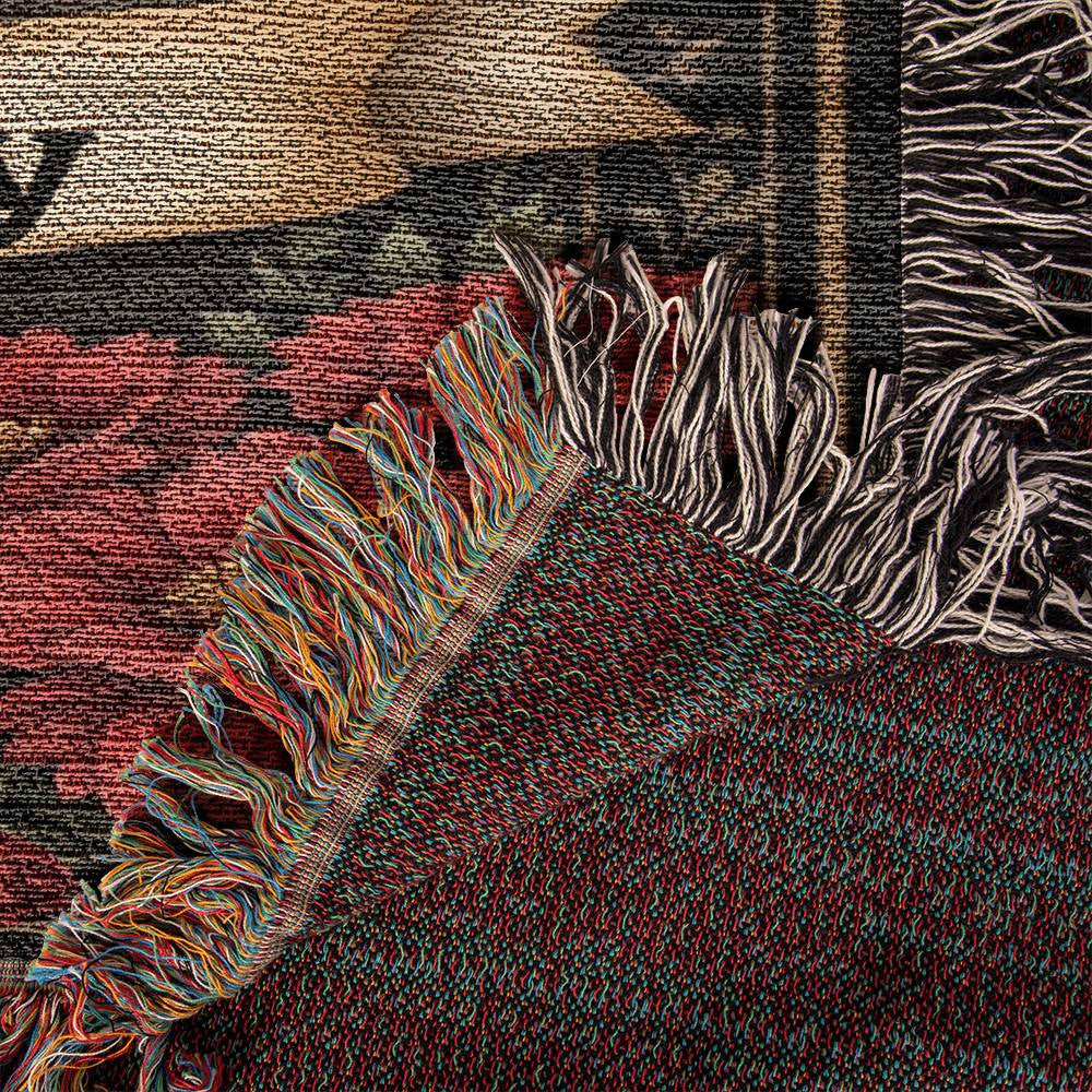 Heirloom Artwork Woven Blanket (Portrait)-[Heartfelt Family Gift]