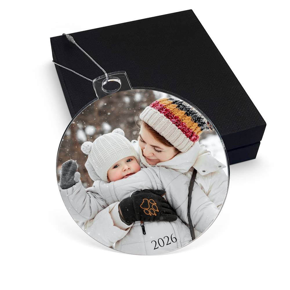 Family Photo Christmas Tree Acrylic Ornament
