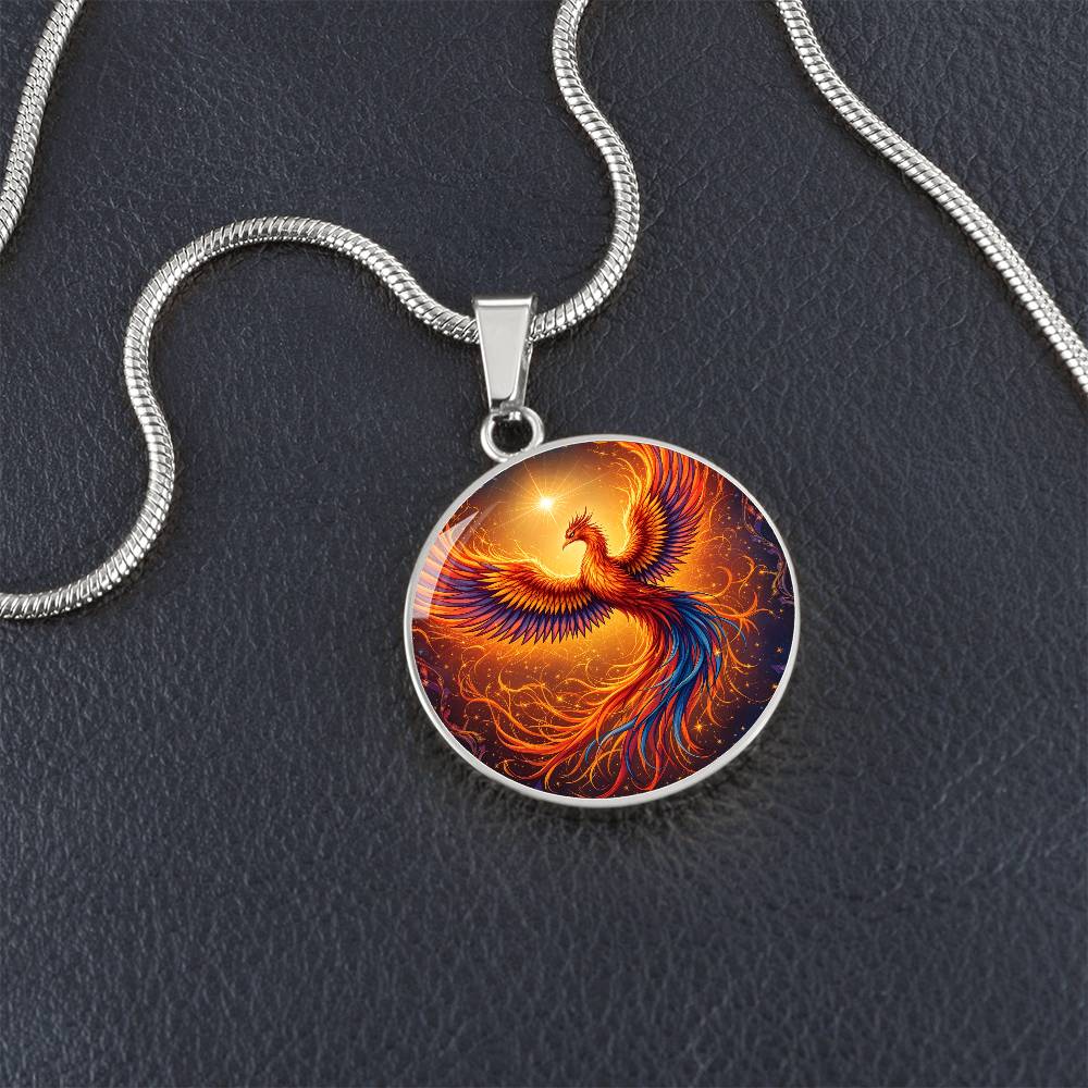 Rising Phoenix Pendant Necklace