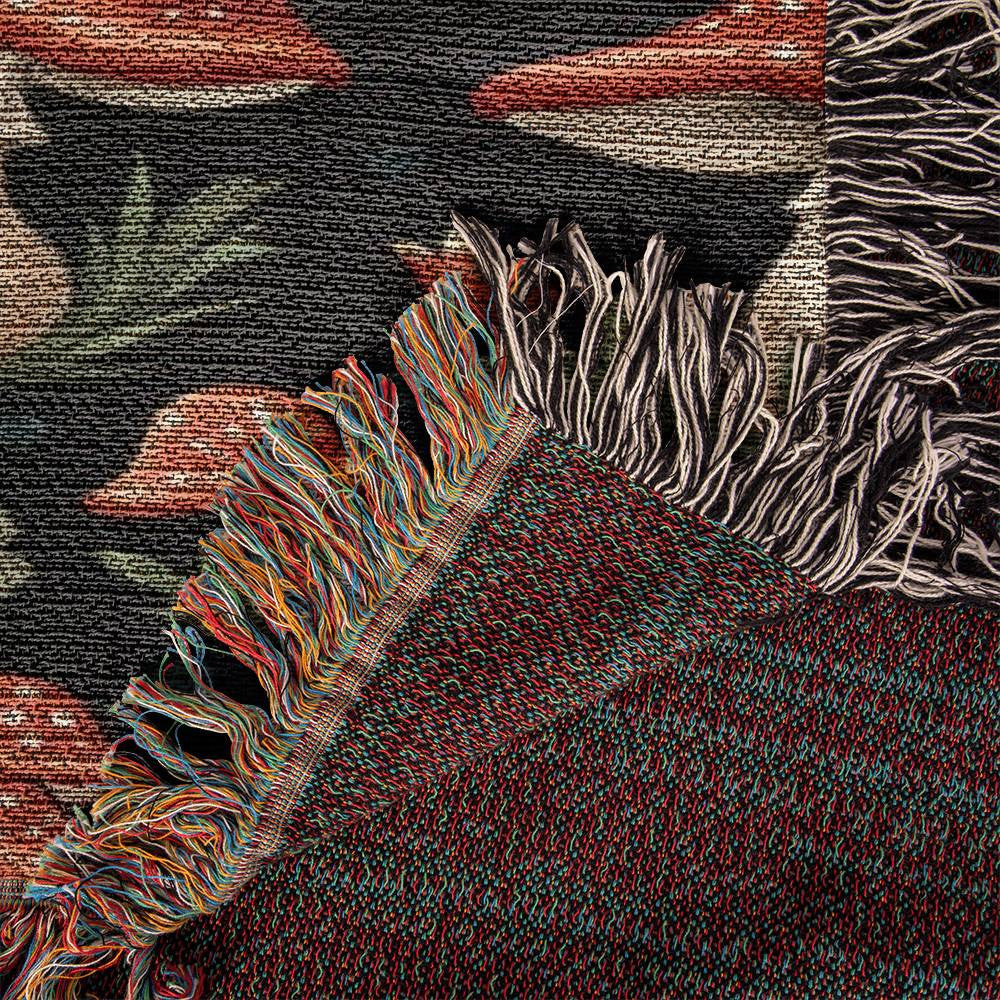 Heirloom Artwork Woven Blanket (Portrait)-[Heartfelt Family Gift]