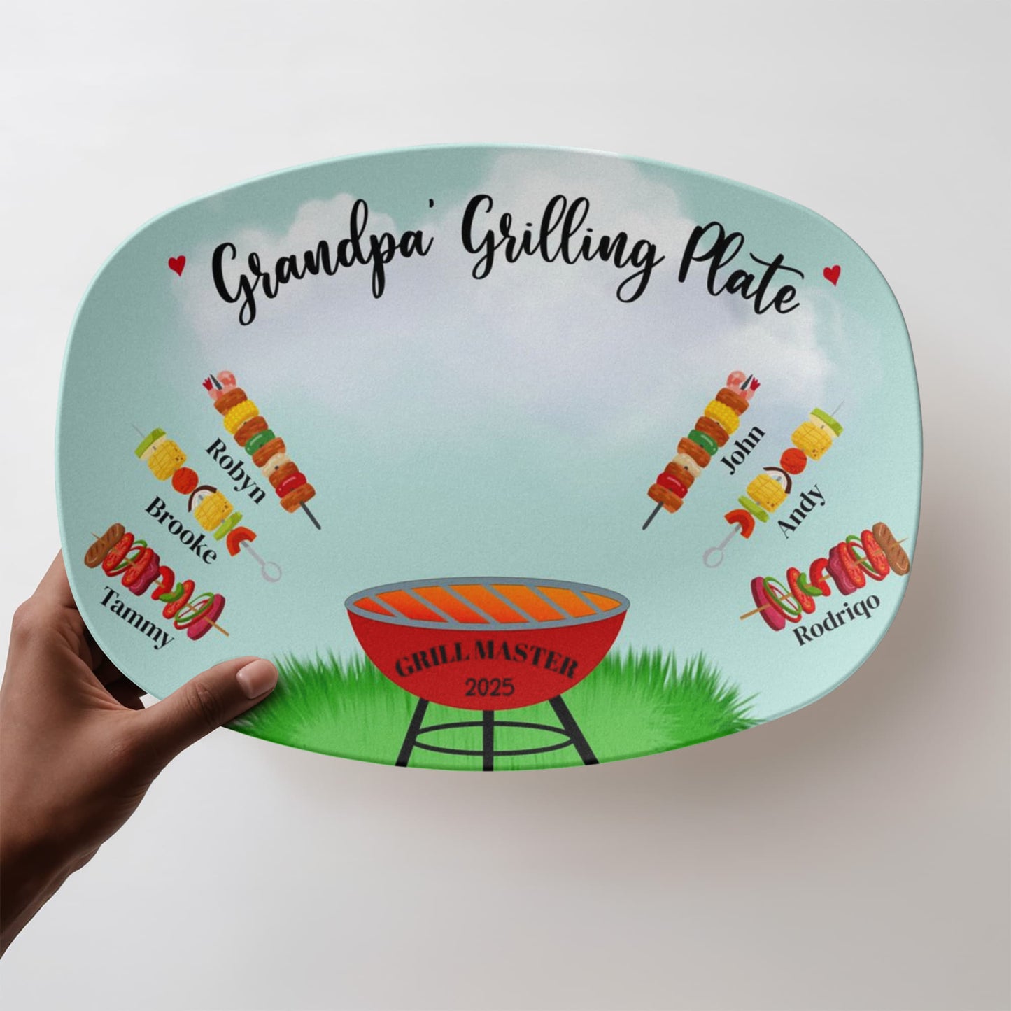 Grandpa's Grilling Platter 10”x14” Platter