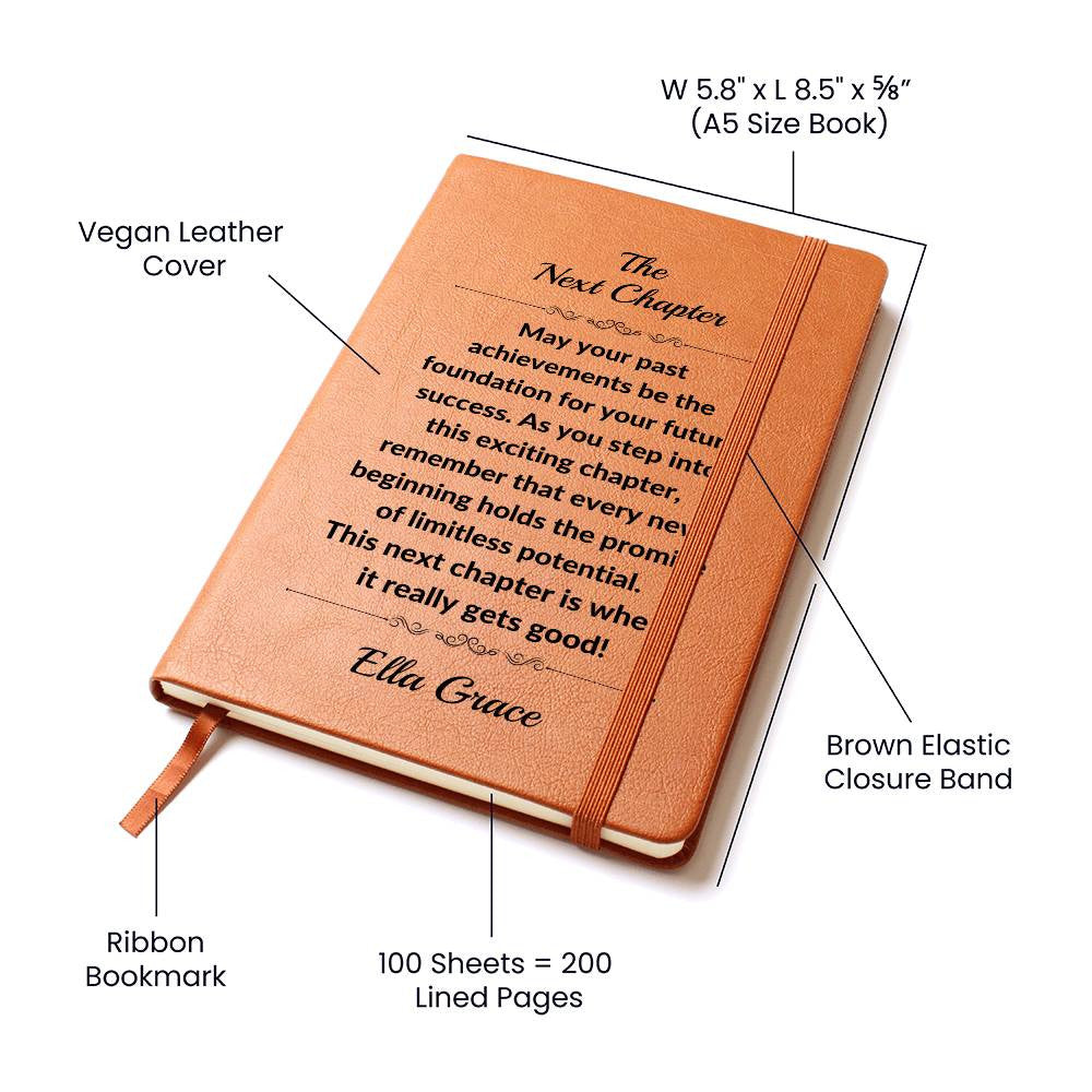 Next Chapter Personalized Journal-[Heartfelt Family Gift]